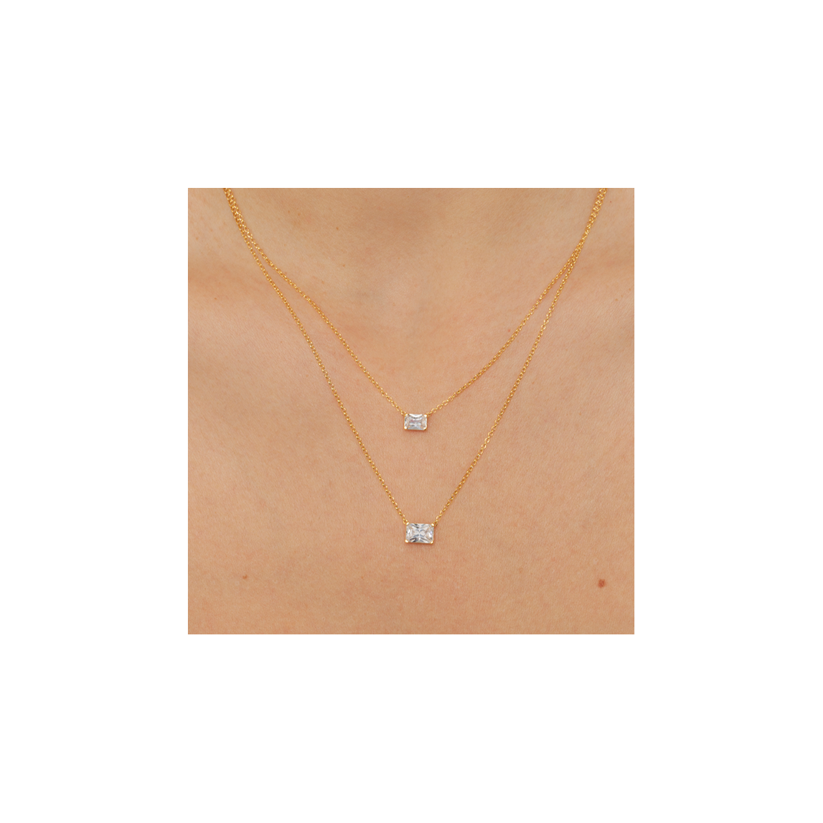Additional Image 3 for  näas Ethereal 1/2 ctw Radiant Lab Grown Diamond Solitaire Pendant with Adjustable Chain